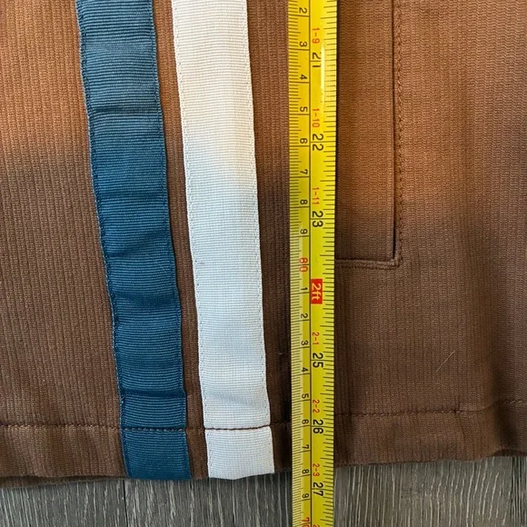 LOST skater boy mechanic zip up shirt shacket Cotton shell jacket brown neutral - Picture 4 of 8